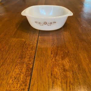 Pyrex White Floral Serveware